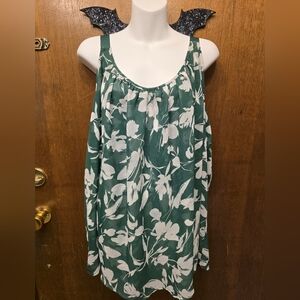 Lane Bryant Drapey Chiffon Tank, size 30/32